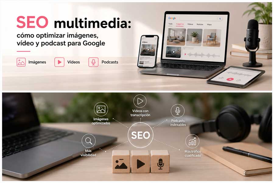SEO multimedia: optimiza imagenes, video y podcast para Google