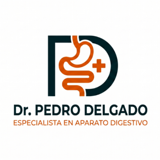 Logotipo del Dr. Pedro Delgado. Gastroespecialista en aparato digestivo y endoscopia avanzada
